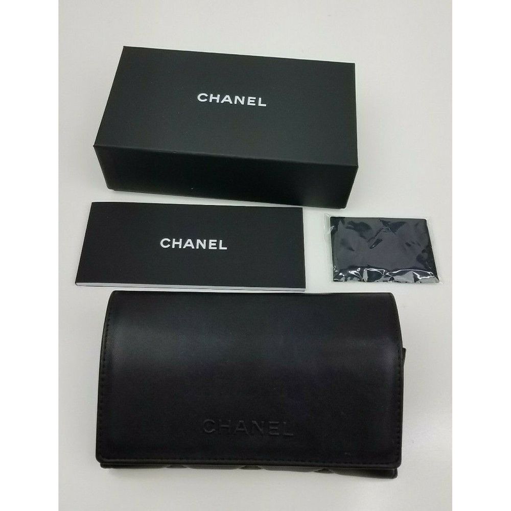 Chanel sunglasses quilted case & cleaning cloth